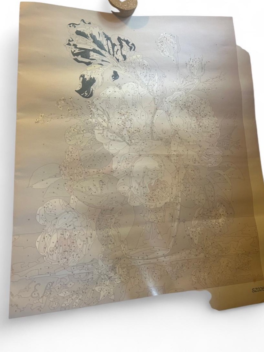 Floral Paint-by-Number Canvas Art